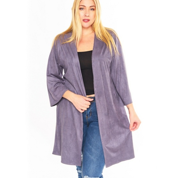 Only 1 left ✴ PLUS SIZE  Gray w/pockets✴ - Picture 2 of 4